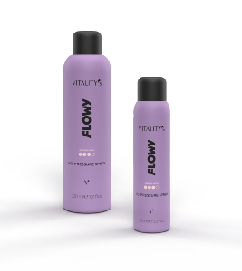 Vitality's Flowy No Pressure Spray – Laque Professionnelle Sans Gaz à Fixation Forte.