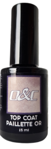 O&C TOP COAT paillette OR