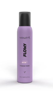 Vitality's Flowy Strong Foam – Mousse Coiffante Professionnelle Tenue Forte