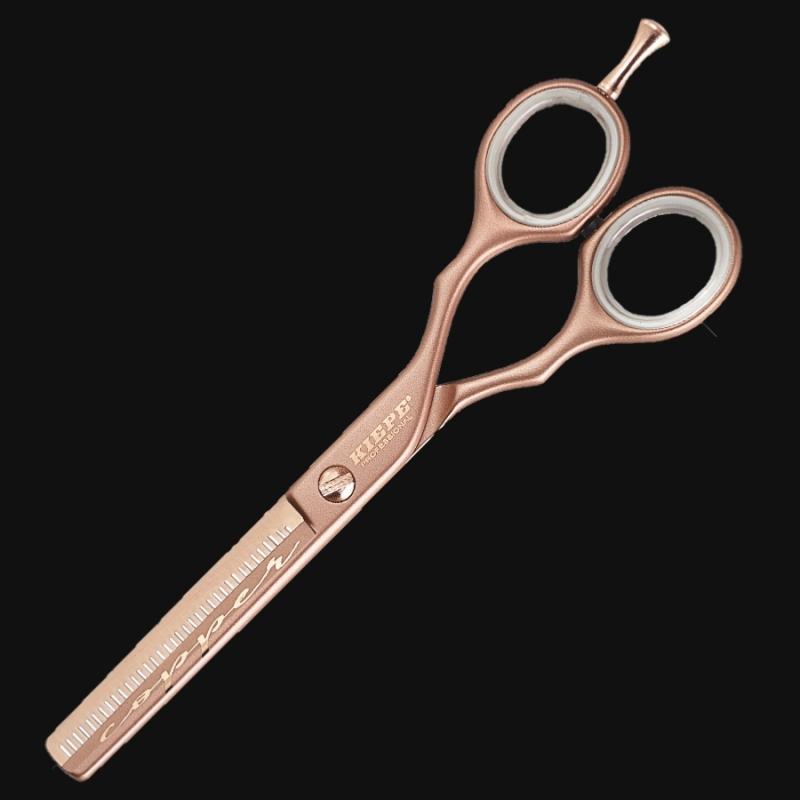 Ciseaux Droits Acier Inoxydable 17,8 Cm - Finition Cuivre Doré, Usage Professionnel Ou Maison